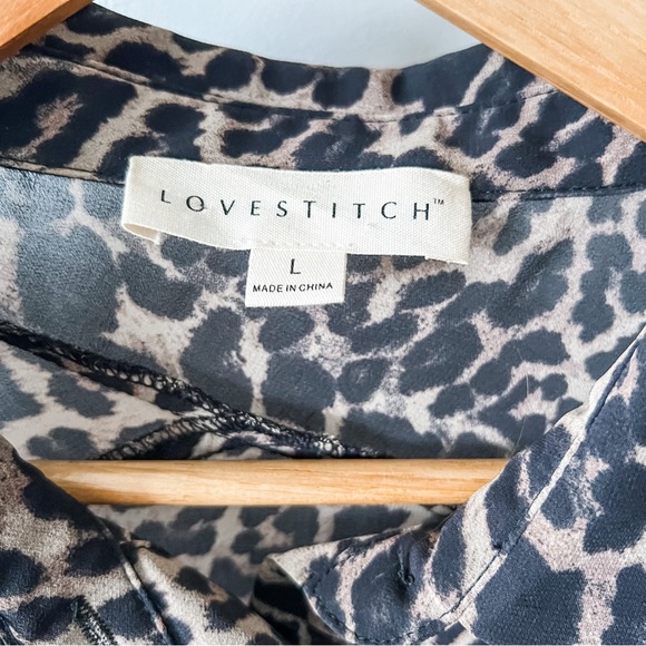Lovestitch Leopard Print Blouse | Large - Picture 2 of 5